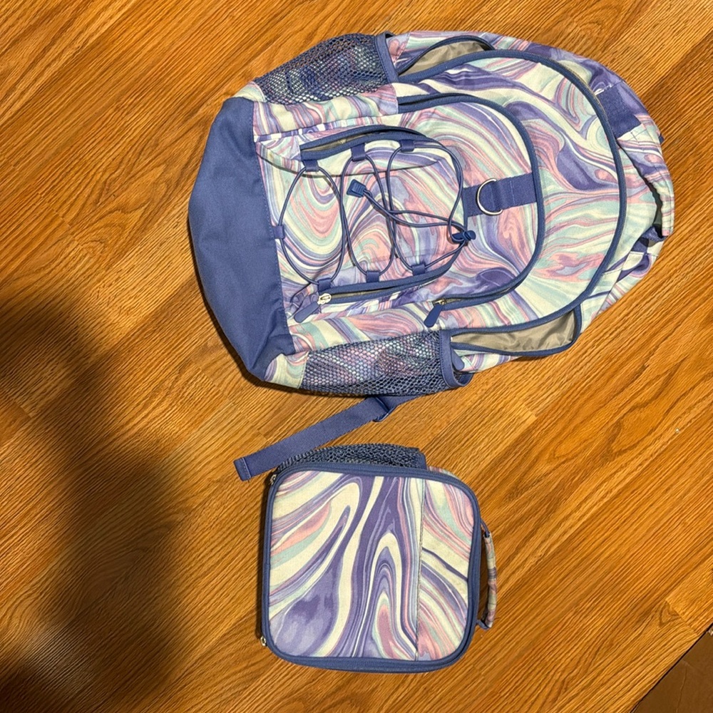 Pottery Barn backpack and lunchbox